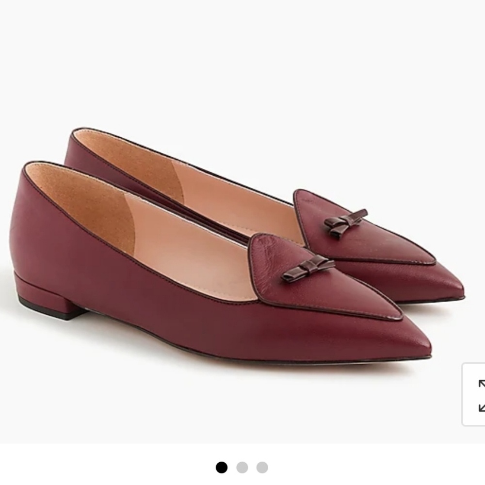 JCREW pointed loafers